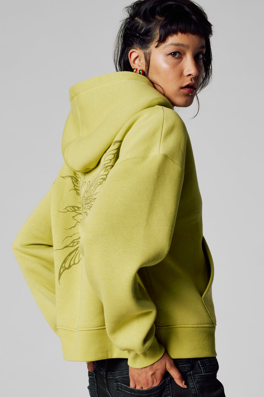 Sweat à capuche - vert - Unwind