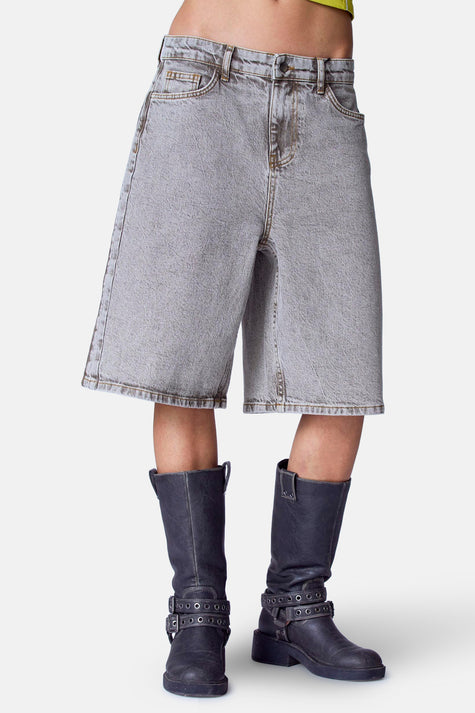 Short Mid grey denim - Unwind