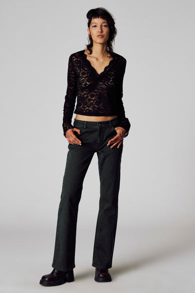 T-shirt (manches longues) Noir - Unwind