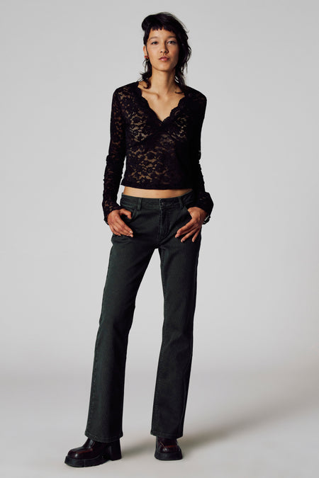 T-shirt (manches longues) Noir - Unwind