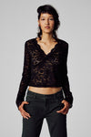 T-shirt (manches longues) Noir - Unwind