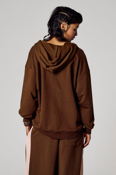 Sweat (gilet) Brun - Unwind