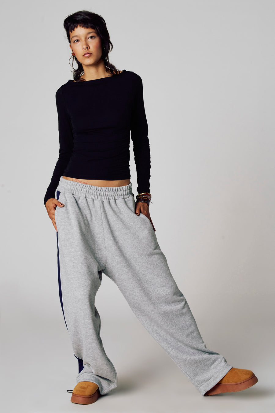 T-shirt à manches longues - noir - Unwind