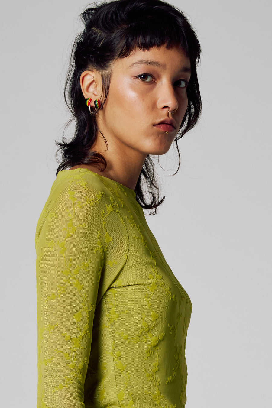 T-shirt à manches longues - vert - Unwind