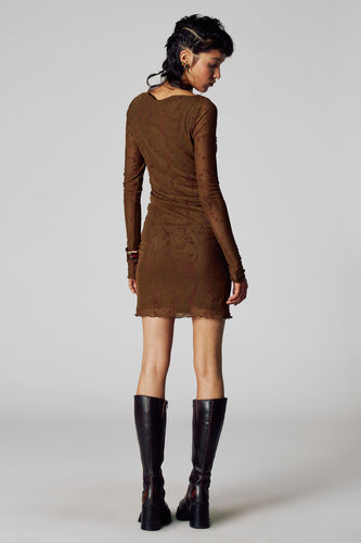 Robe à manches longues - brun - Unwind