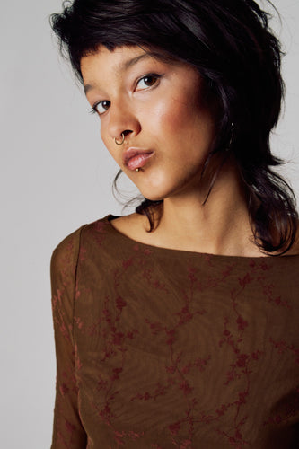 Robe à manches longues - brun - Unwind