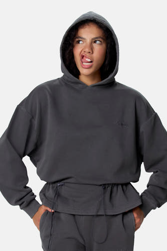 Sweat à capuche - gris