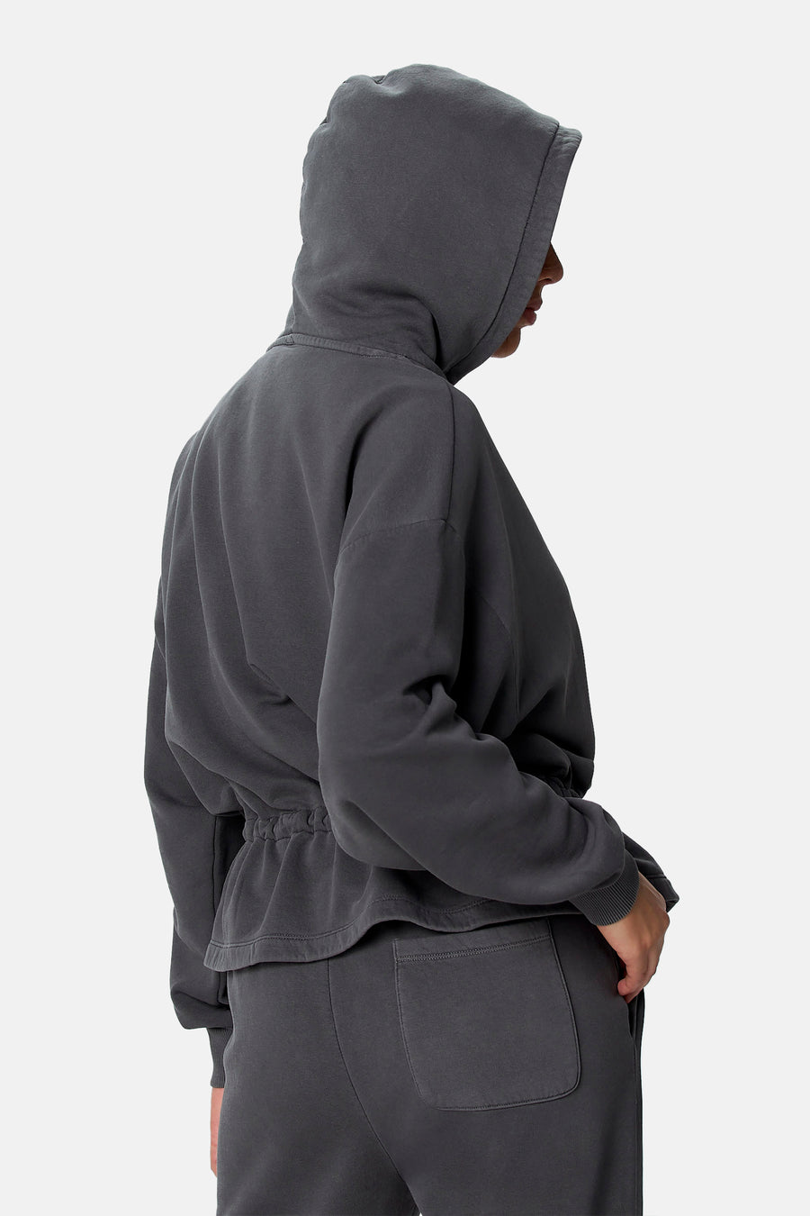 Sweat à capuche - gris