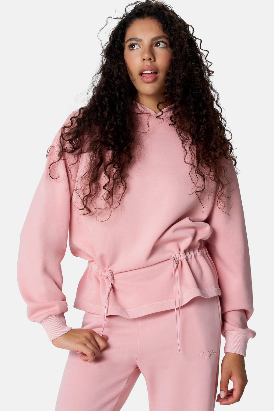 Sweat à capuche - rose