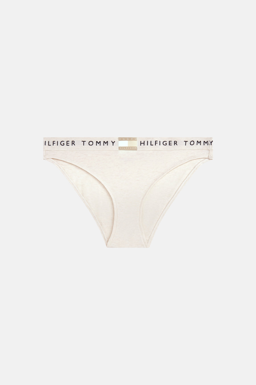 Slip beige TOMMY JEANS avec taille élastique avec logo et nom de la marque.