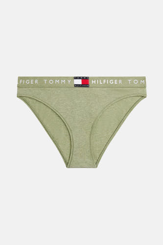 T-shirt vert de TOMMY JEANS, avec une bande élastique à logo.