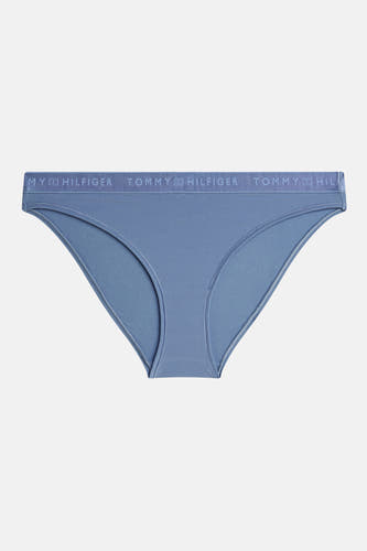 Culotte bleue TOMMY JEANS avec une ceinture à logo.