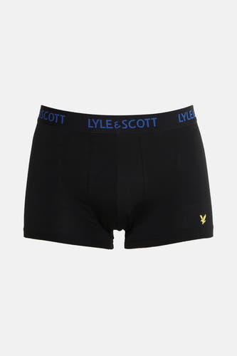 Short de boxers Lyleyle & Scott with with elastic elasticband brand brand name and a small logo.