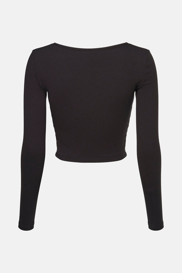Top uni manche longue Noir - Guess®