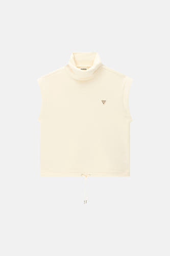 Sweat col O - écru