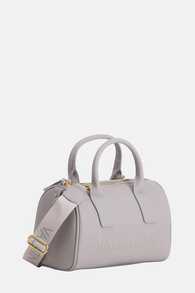 Sac à main bleu de VALENTINO BAGS, avec anses et une bandoulière avec logo.