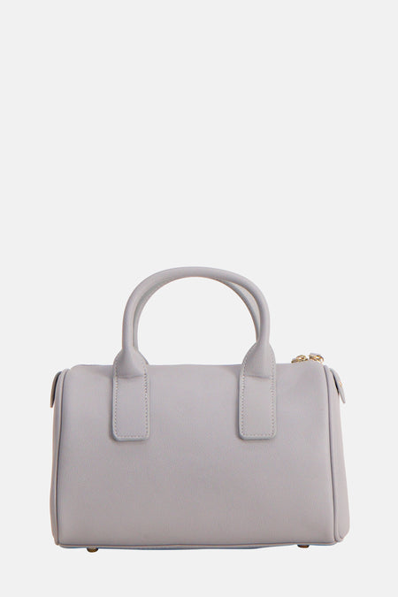 Sac à main bleu de VALENTINO BAGS, avec double poignée et accents dorés.