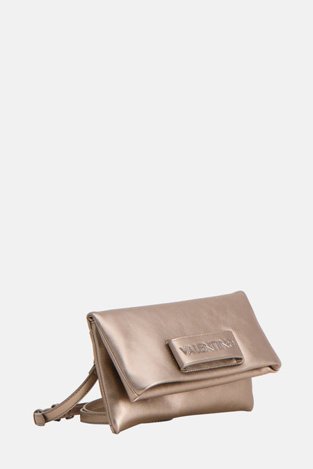 Veste gris de VALENTINO BAGS, avec un fini métallique et une gravure discrète du nom de la marque.