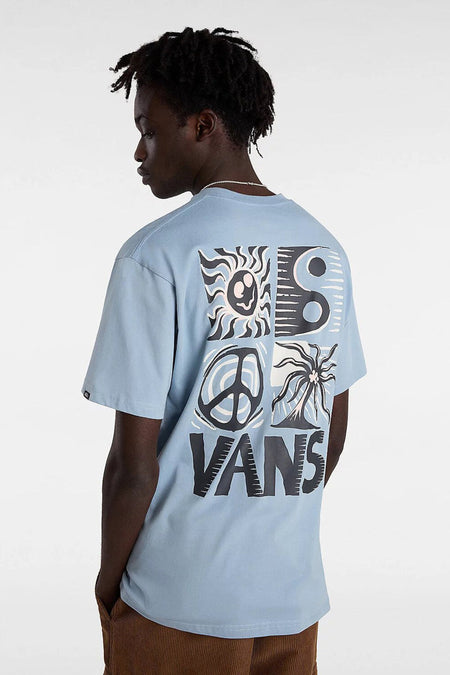 T-shirt (manches courtes) Bleu - VANS “OFF THE WALL”