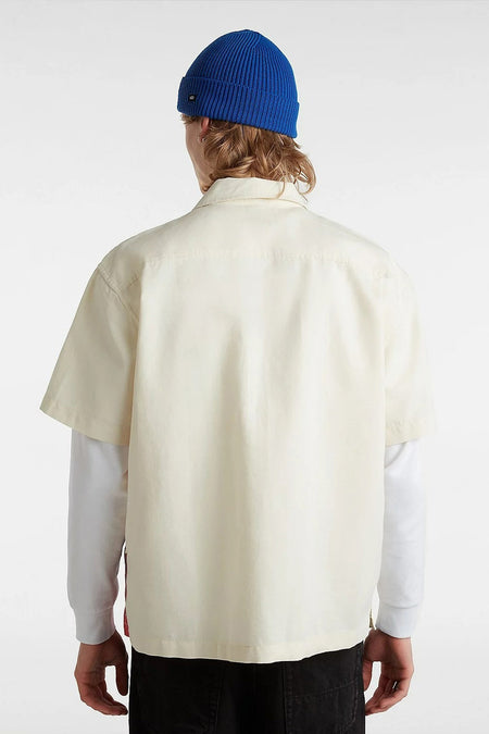 Chemise (manches courtes) Écru - VANS “OFF THE WALL”