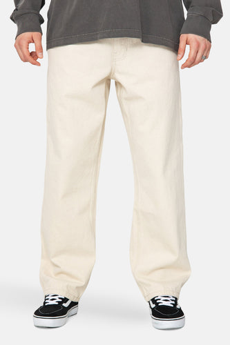 Jeans wide off white denim - VANS “OFF THE WALL”