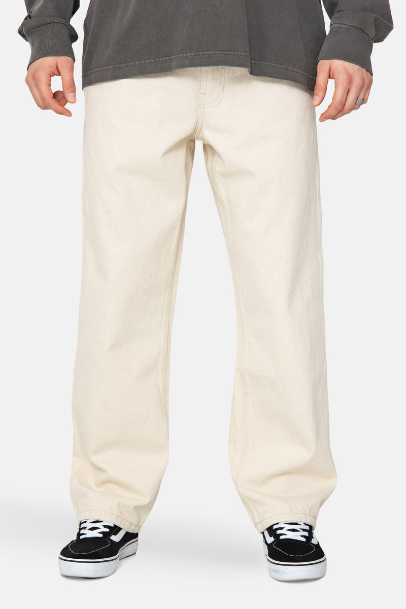 Jeans wide Off white denim - VANS “OFF THE WALL”