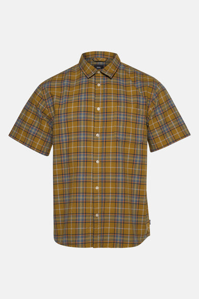 Chemise multicolore à manches courtes de VANS "OFF THE WALL", avec un motif de lunettes et une poche po poitrine.