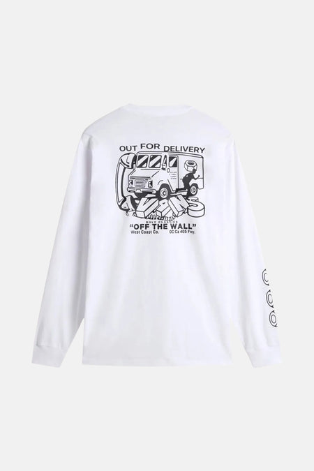 T-shirt (manches courtes) Blanc - VANS “OFF THE WALL”