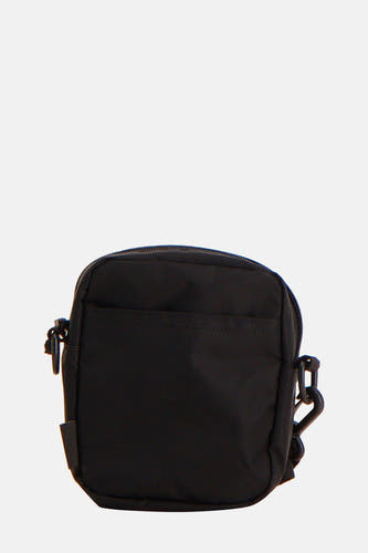 Sac à dos noir VANS "OFF THE WALL" avec un design minimaliste et une petite poche à l'avant.