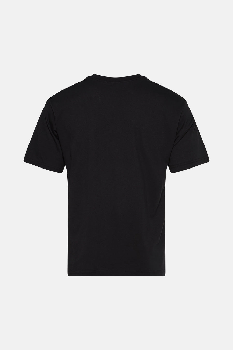 T-shirt noir à manches courtes de VANS "OFF THE WALL", vue arrière sur un fond blanc.