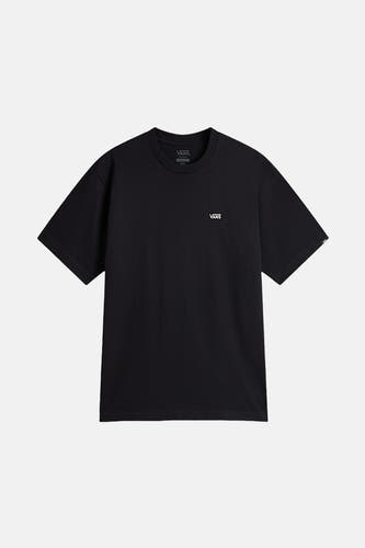 T-shirt noir à manches courtes de VANS, avec petit logo sur la poitrine.
