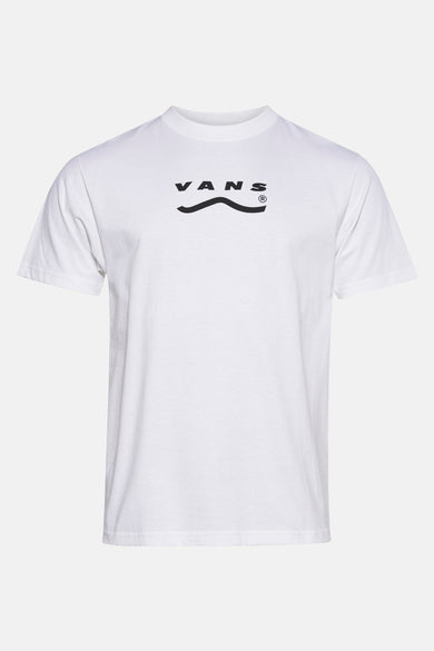 Wit T-shirt met zwart Vans-logo.