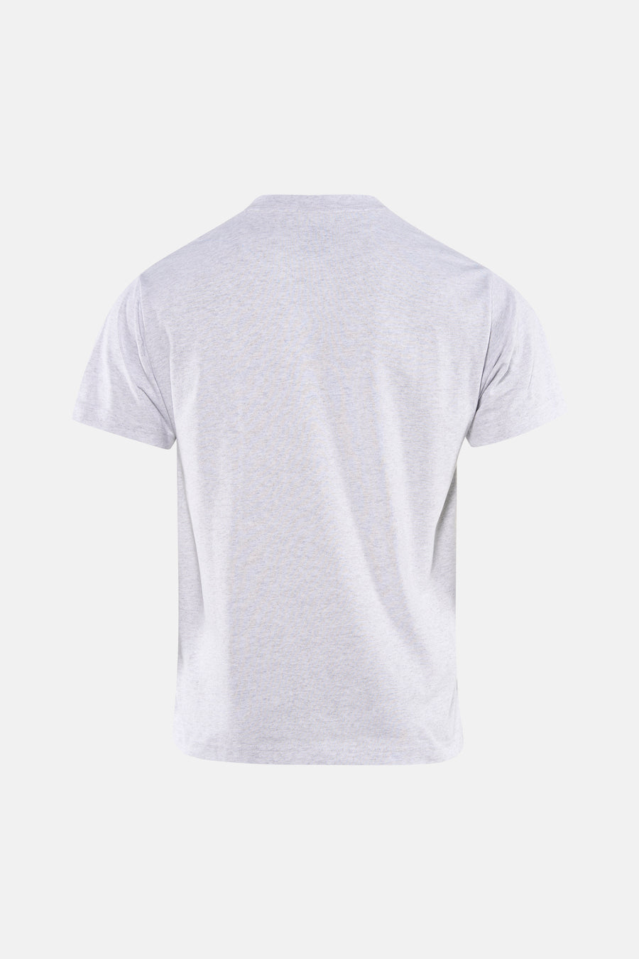 Grijs T-shirt van VANS “OFF THE WALL”, achterkant weergegeven, met een effen kleur en korte mouwen.