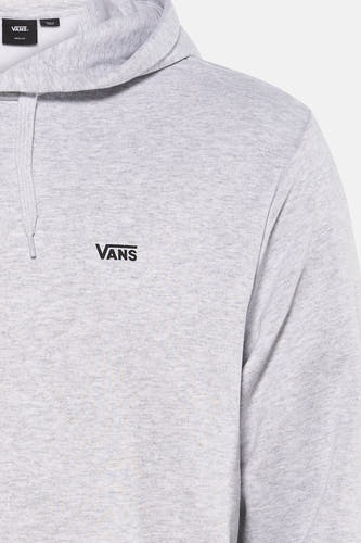 Sweatshirt à capuche gris de VANS, avec petit logo noir sur la poitrine.