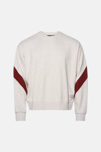 Sweat col O - gris