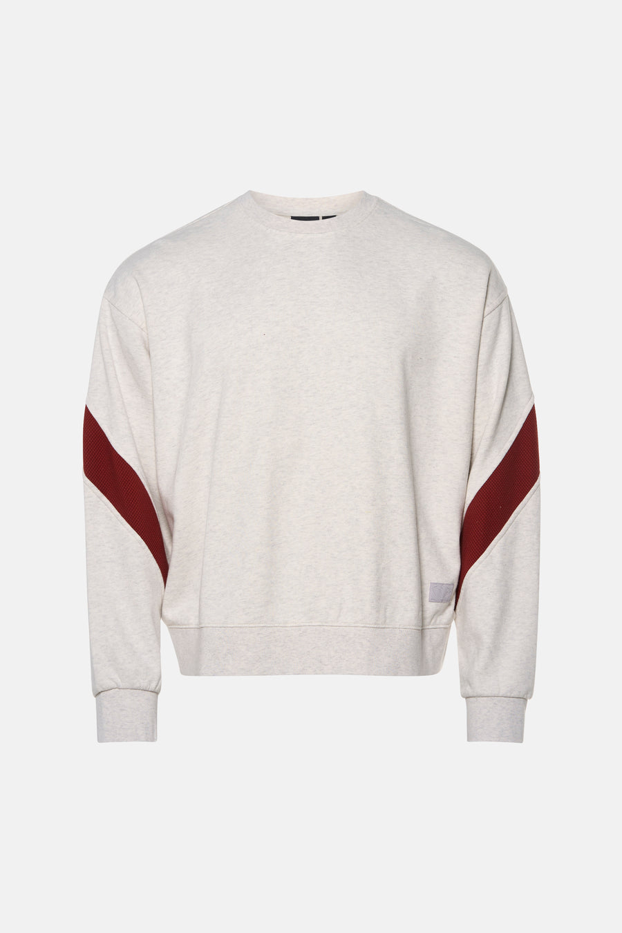 Sweat col O - gris