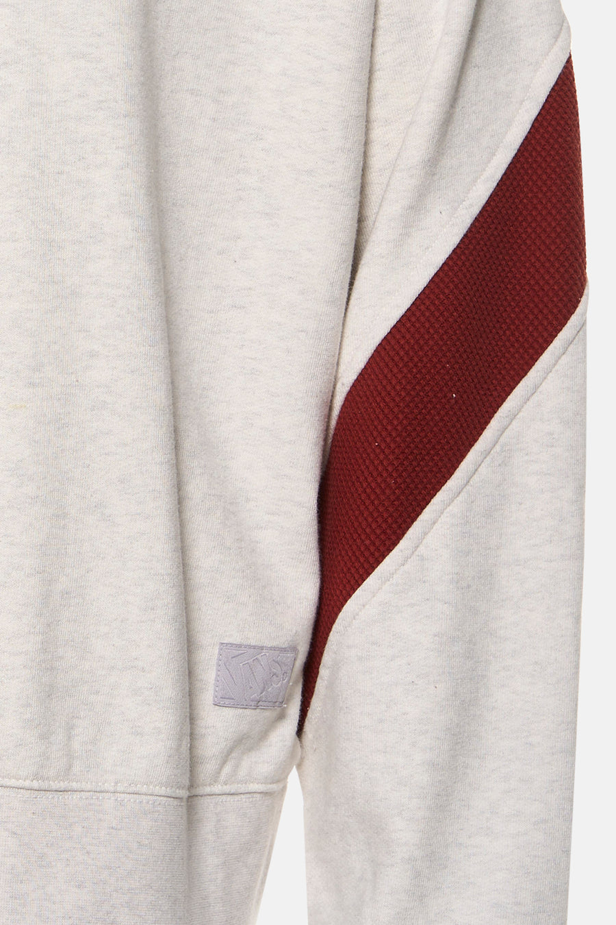 Sweat col O - gris