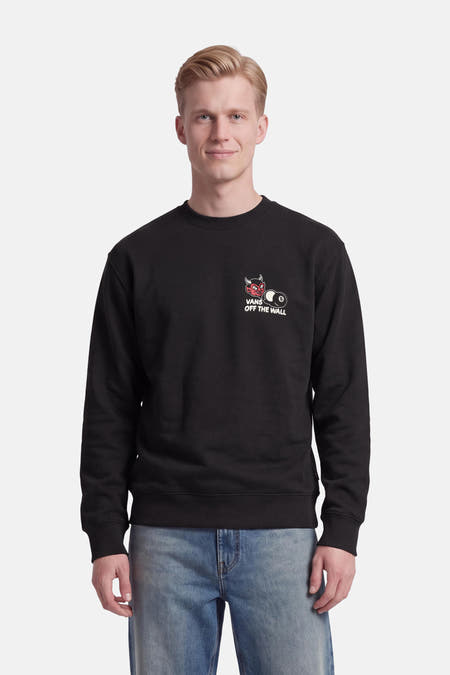 Sweat col O - noir