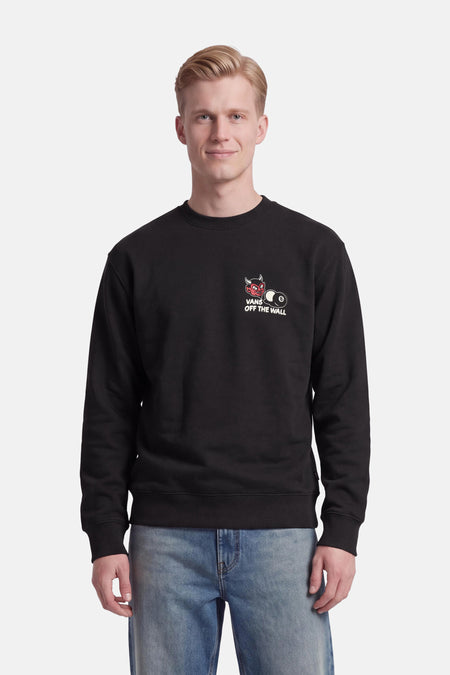 Sweat col O - noir