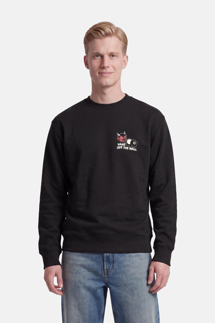 Sweat col O - noir