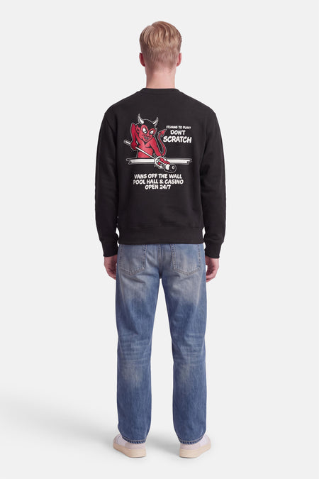 Sweat col O - noir