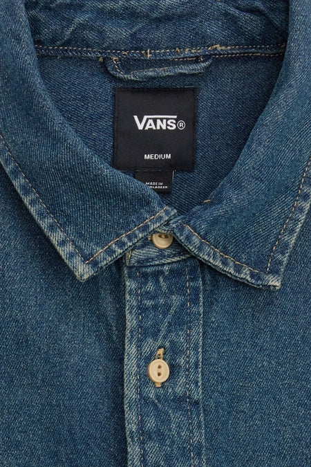 Chemise à manches longues - mid blue denim