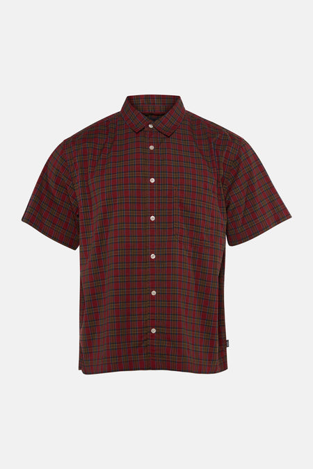 Chemise (manches courtes) rouge - VANS “OFF THE WALL”