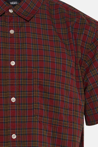 Chemise à manches courtes - rouge