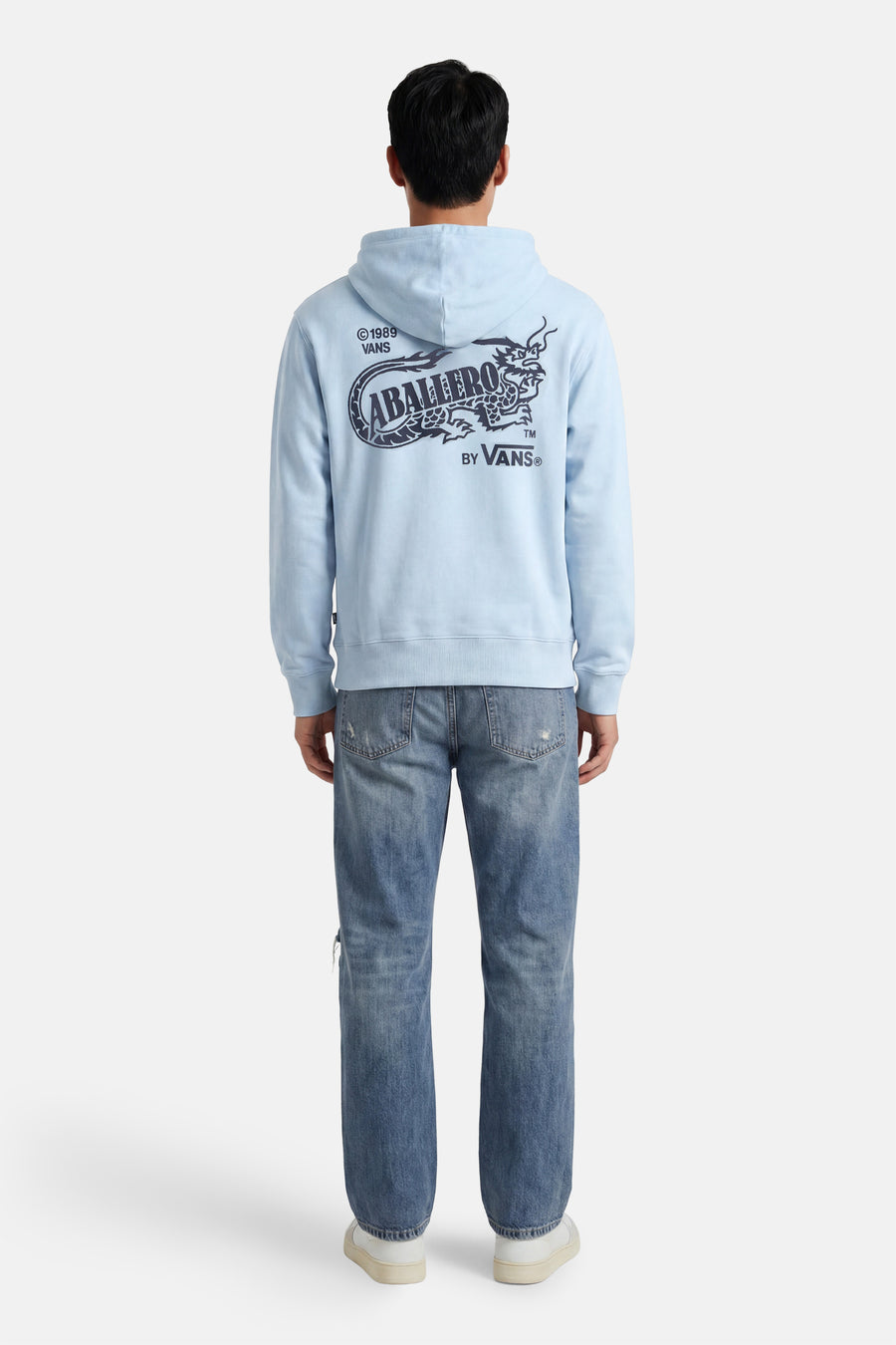Sweat à capuche - bleu