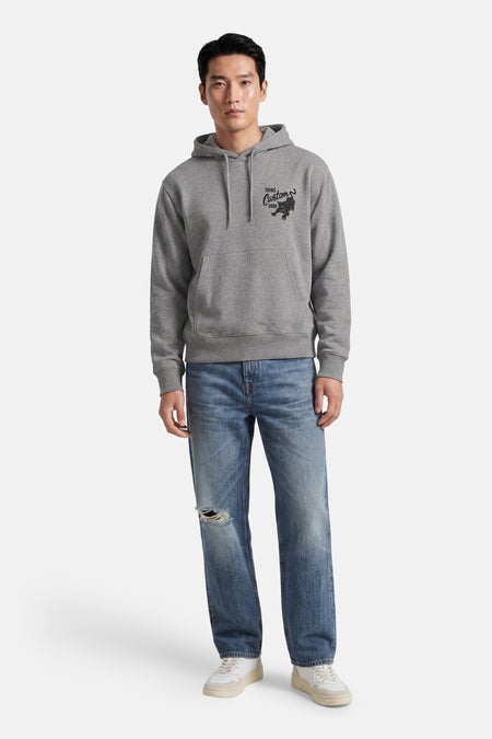 Sweat à capuche - gris