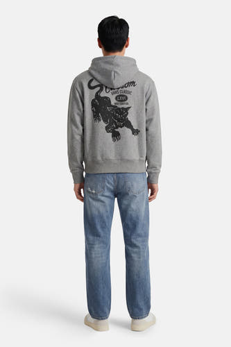 Sweat à capuche - gris