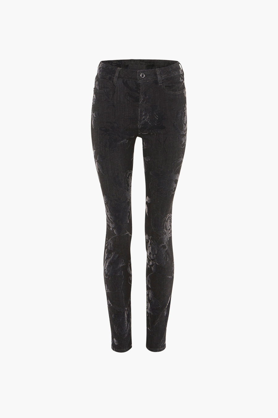 Pantalon color&eacute; - noir