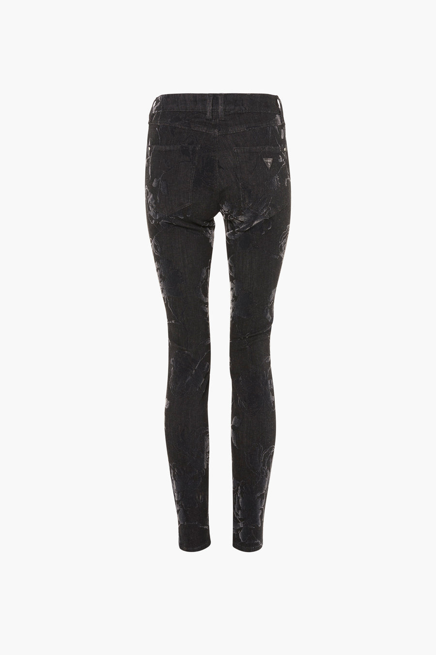 Pantalon color&eacute; - noir