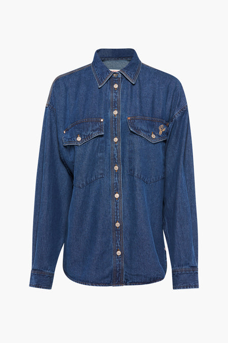 Chemise en jean - bleu